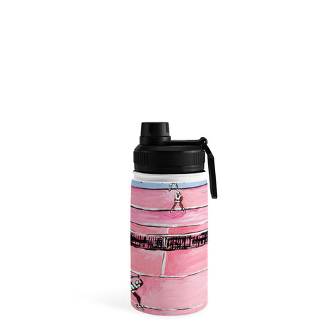 Lara Lee Meintjes Womens Tennis Match on Pink Water Bottle