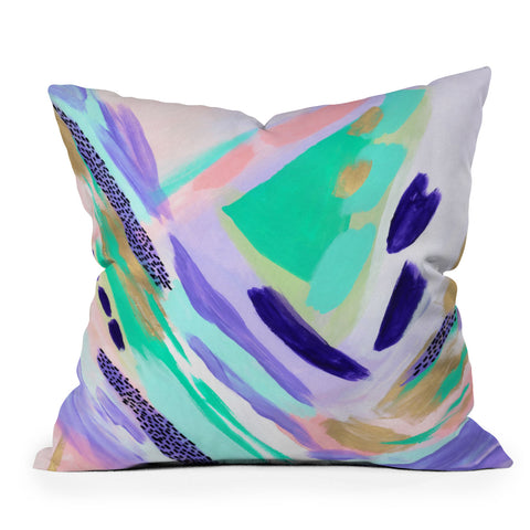 Laura Fedorowicz All the Pieces Outdoor Throw Pillow