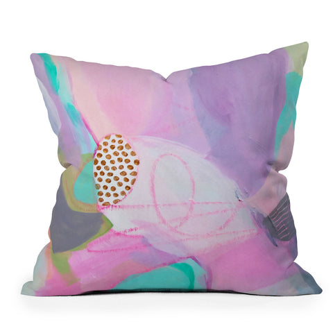 Laura Fedorowicz Asking for a Friend Outdoor Throw Pillow