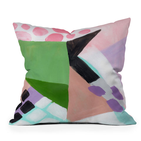 Laura Fedorowicz Because Lollipops Outdoor Throw Pillow
