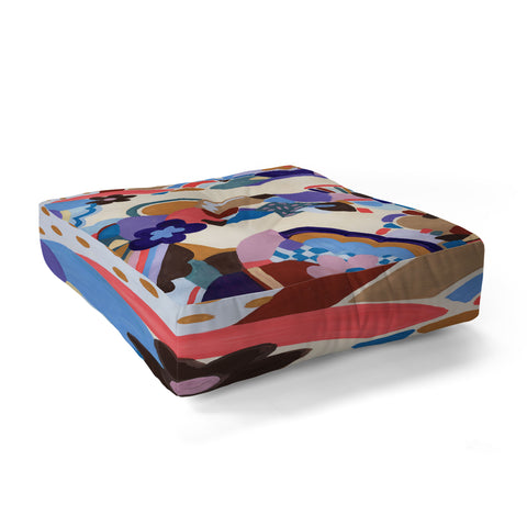 Laura Fedorowicz Blossoms Floor Pillow Square