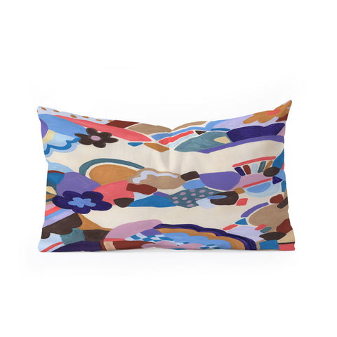 Laura Fedorowicz Blossoms Oblong Throw Pillow