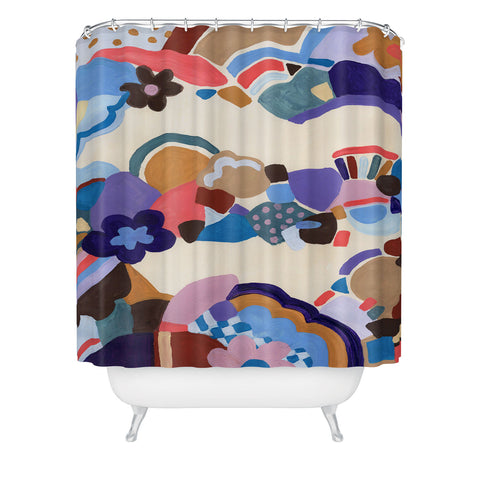 Laura Fedorowicz Blossoms Shower Curtain