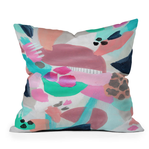 Laura Fedorowicz Brave New Day Outdoor Throw Pillow