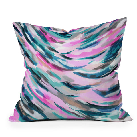 Laura Fedorowicz Candy Skies Outdoor Throw Pillow