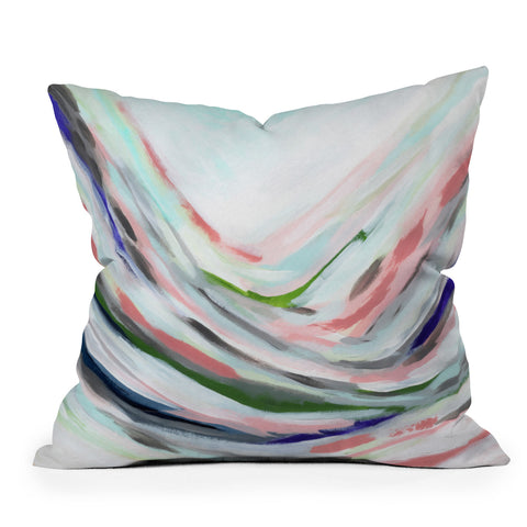 Laura Fedorowicz Dainty Abstract Outdoor Throw Pillow