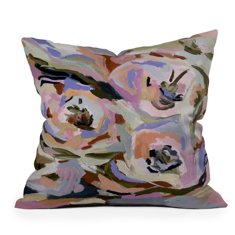 Laura Fedorowicz Expressive Floral Outdoor Throw Pillow