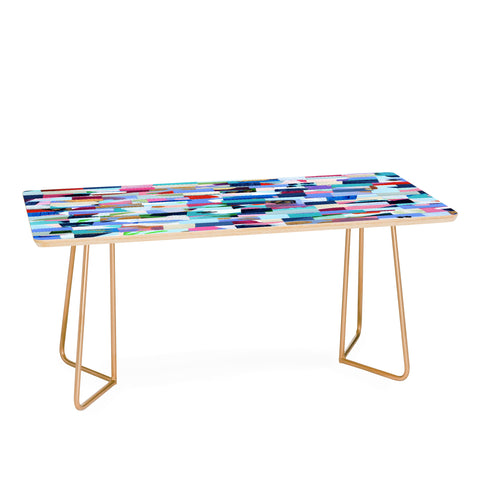 Laura Fedorowicz Fabulous Collage Blue Coffee Table