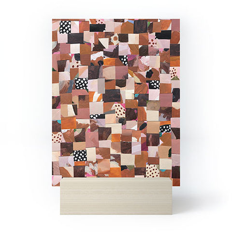 Laura Fedorowicz Fabulous Collage Brown Mini Art Print