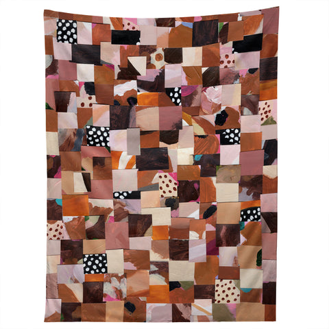 Laura Fedorowicz Fabulous Collage Brown Tapestry