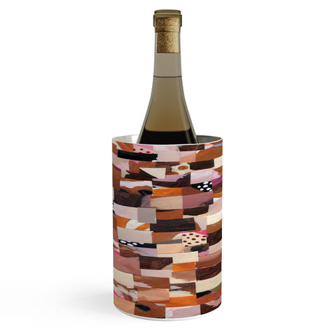 Laura Fedorowicz Fabulous Collage Brown Wine Chiller