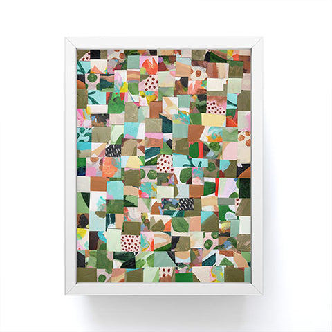 Laura Fedorowicz Fabulous Collage Green Framed Mini Art Print