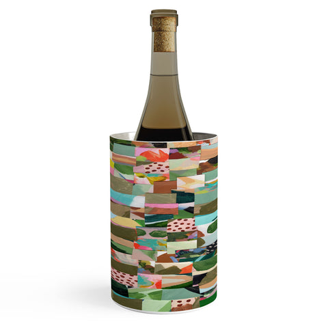 Laura Fedorowicz Fabulous Collage Green Wine Chiller