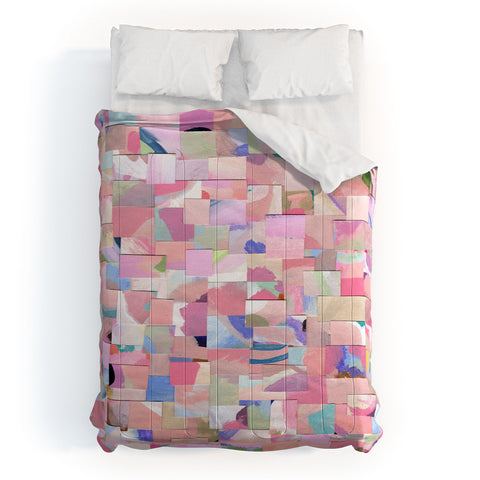 Laura Fedorowicz Fabulous Collage Pastel Comforter