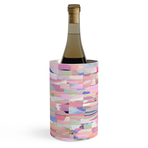 Laura Fedorowicz Fabulous Collage Pastel Wine Chiller