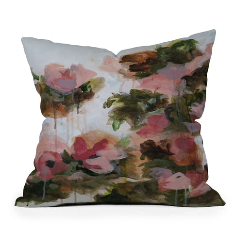 Laura Fedorowicz Floral Muse Outdoor Throw Pillow