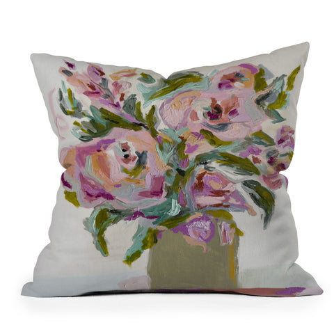 Laura Fedorowicz Floral Study Outdoor Throw Pillow
