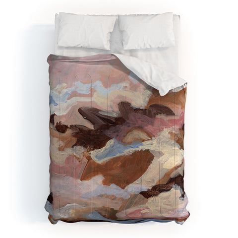 Laura Fedorowicz Homebody Abstract Comforter
