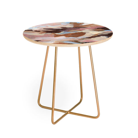 Laura Fedorowicz Homebody Abstract Round Side Table