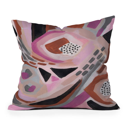 Laura Fedorowicz Journey with Me Outdoor Throw Pillow