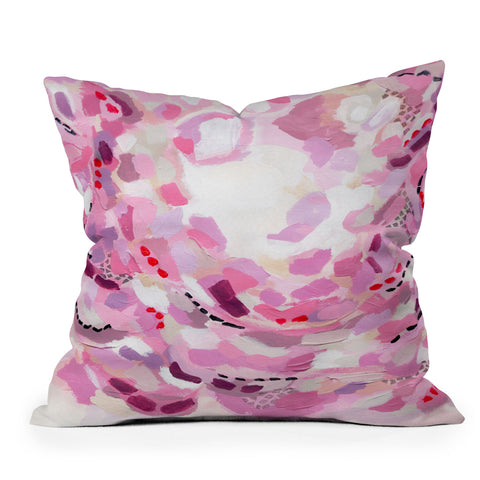Laura Fedorowicz Stay Abstract Outdoor Throw Pillow
