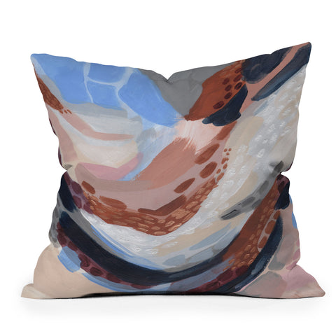 Laura Fedorowicz Waters Rise Outdoor Throw Pillow