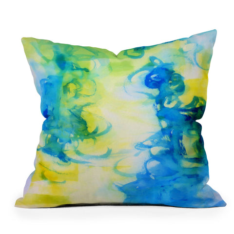 Laura Trevey Be Inspired Outdoor Throw Pillow