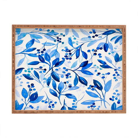 Laura Trevey Berries and Leaves Rectangular Tray