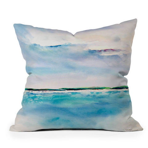 Laura Trevey Changing Tide Outdoor Throw Pillow