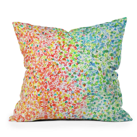 Laura Trevey Colors Outdoor Throw Pillow