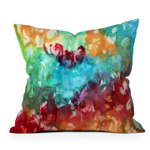 Laura Trevey Constant Motion Outdoor Throw Pillow