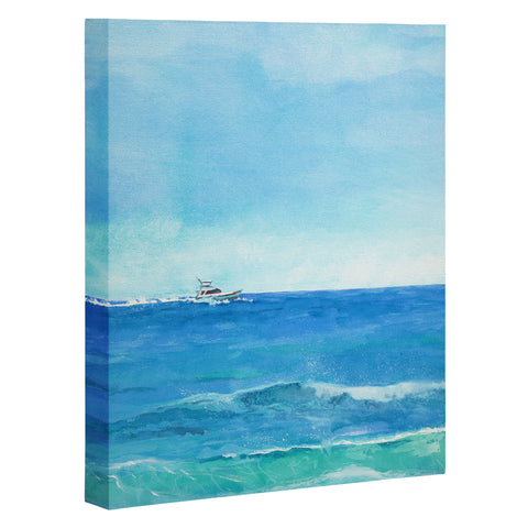 Laura Trevey Ocean Blue Seascape Art Canvas
