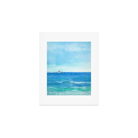 Laura Trevey Ocean Blue Seascape Art Print
