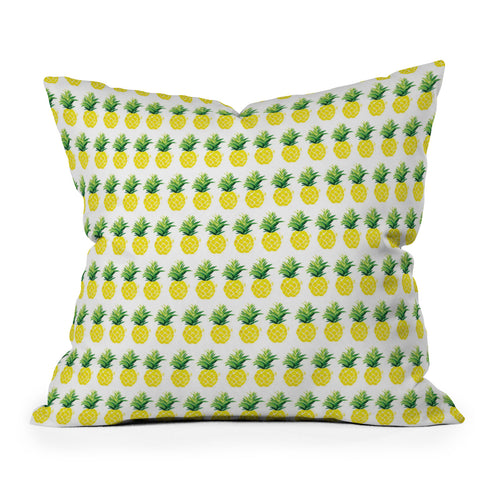 Laura Trevey Pineapple Twist Outdoor Throw Pillow