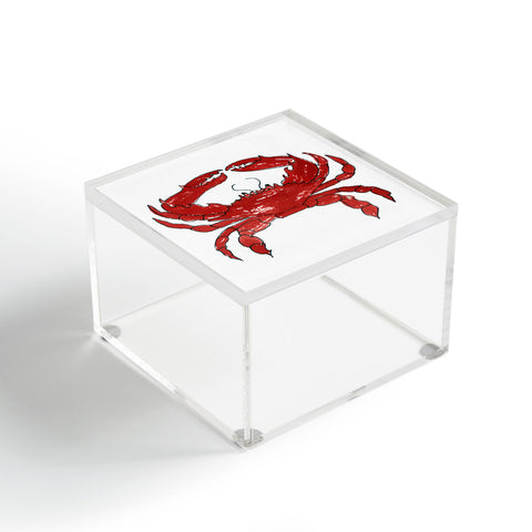 Laura Trevey Red Crab Acrylic Box