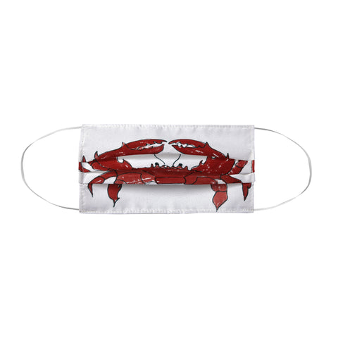 Laura Trevey Red Crab Face Mask