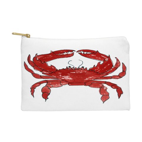 Laura Trevey Red Crab Pouch
