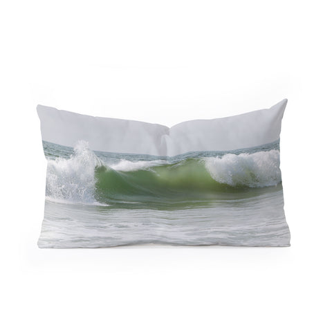 LBTOMA Sea Green I Oblong Throw Pillow