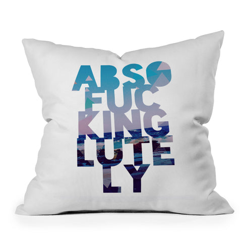 Leah Flores Absolutely 2 Outdoor Throw Pillow