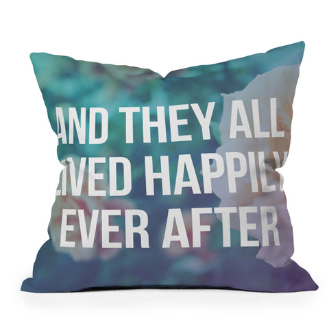Leah Flores Ever After Outdoor Throw Pillow