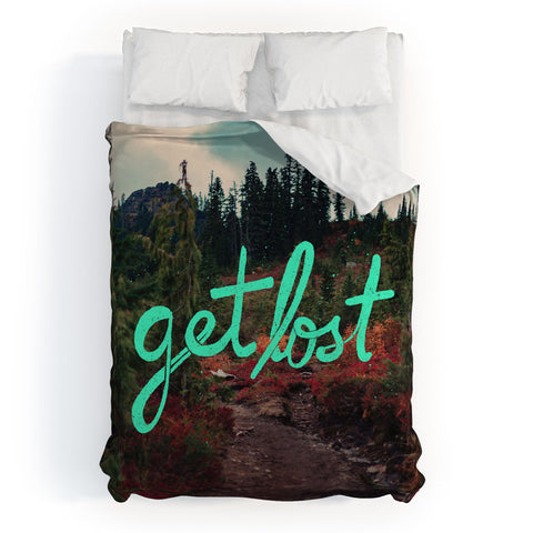 Leah Flores Get Lost in the Pacific Northwest Duvet Cover