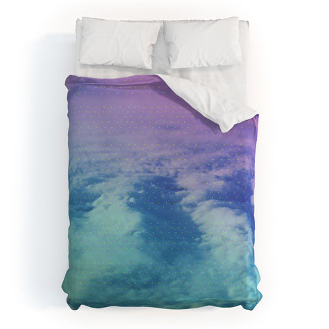 Leah Flores Head in the Clouds Duvet Cover