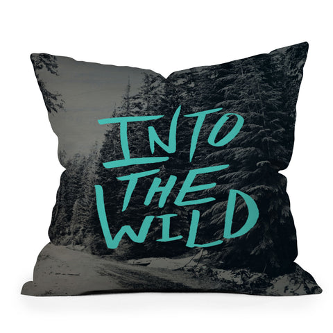 Leah Flores Into The Wild 3 Outdoor Throw Pillow