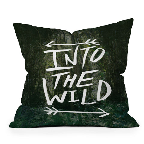 Leah Flores Into The Wild Outdoor Throw Pillow