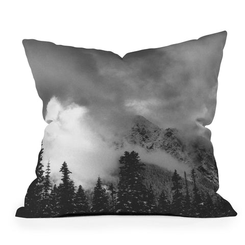 Leah Flores Mountain Majesty Outdoor Throw Pillow