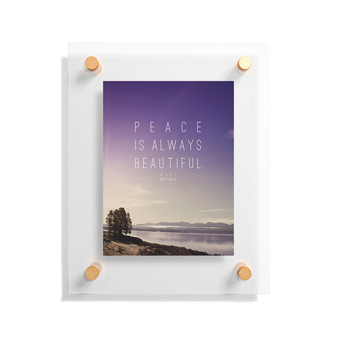 Leah Flores Whitman Peace Floating Acrylic Print