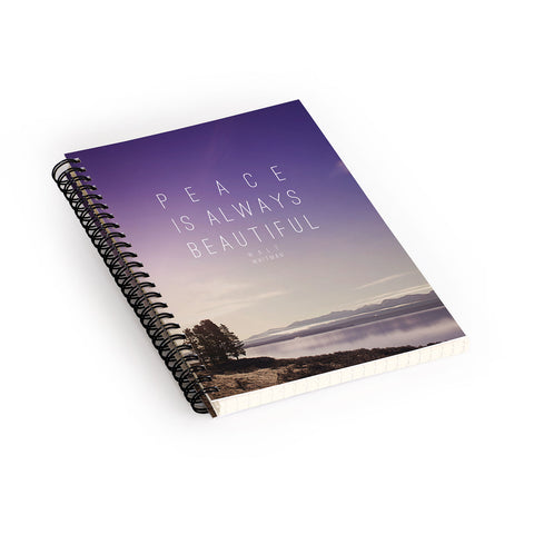 Leah Flores Whitman Peace Spiral Notebook