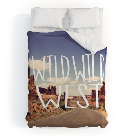 Leah Flores Wild Wild West Duvet Cover