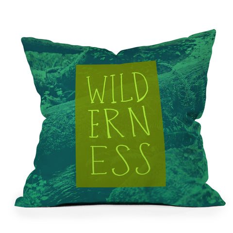 Leah Flores Wilderness Outdoor Throw Pillow