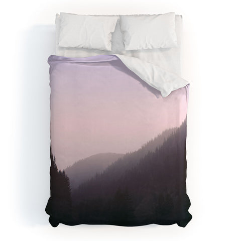 Leah Flores Wilderness x Pink Duvet Cover